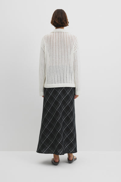 Australian Good Earth Cotton Long Sleeve Tape Knit