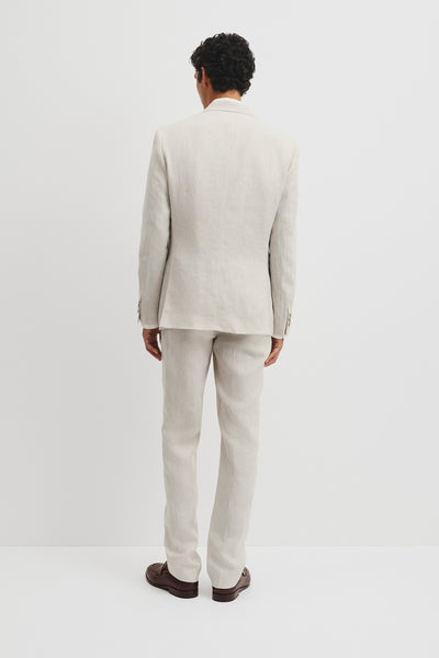 Regular Fit Linen Twill Jacket