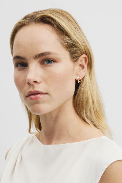 Zoey Crystal Huggie Earring