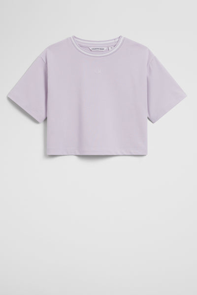 Australian Cotton Short Sleeve Crop Boxy T-Shirt