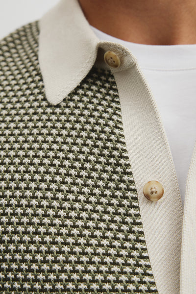 Australian Cotton Jacquard Knit Shirt