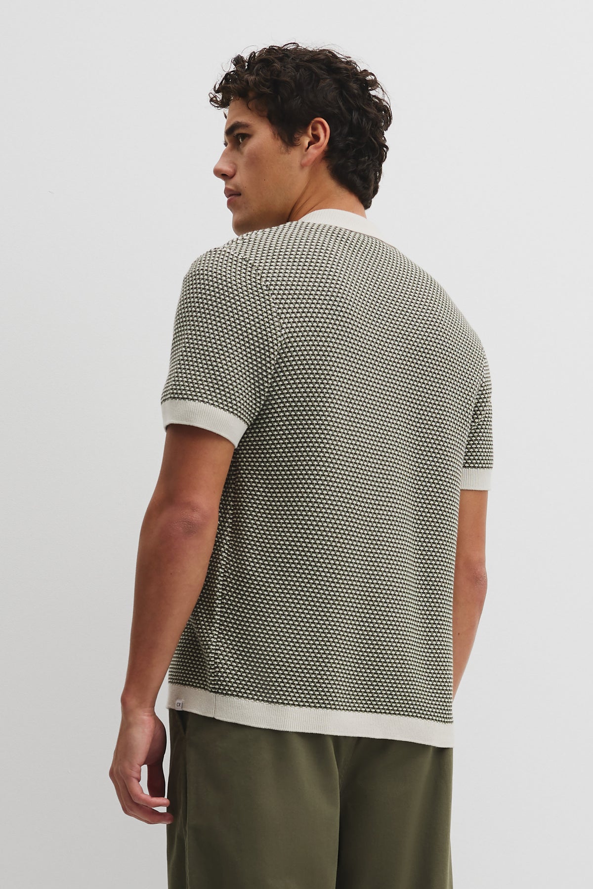 Australian Cotton Jacquard Knit Shirt