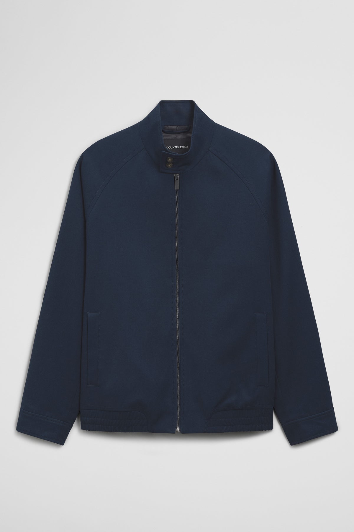 Lyocell Cut Out Blend Zip Jacket