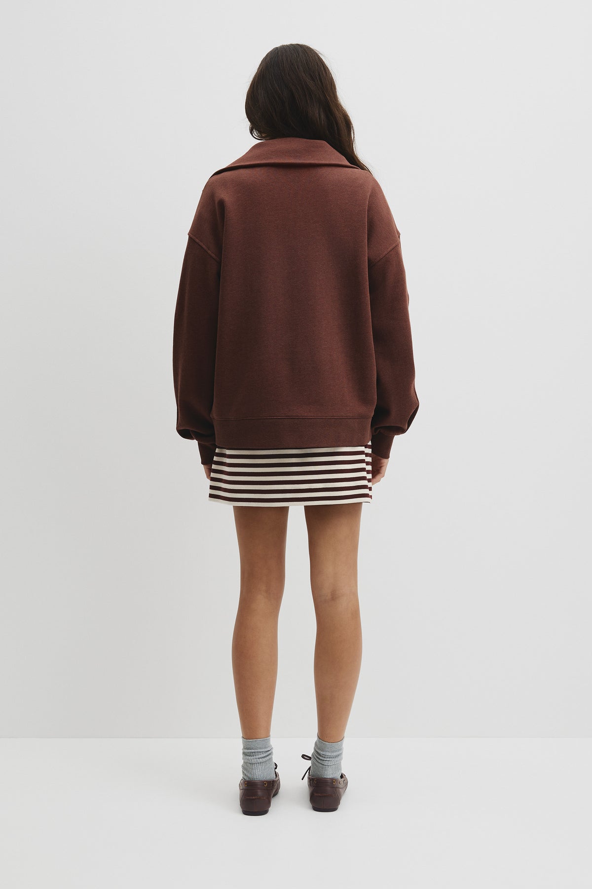 Australian Cotton Funnel Neck Sweat