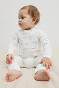 Organically Grown Cotton Blend Pointelle Jumpsuit