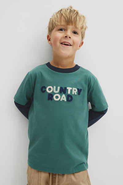 Short Sleeve Boucle T-Shirt