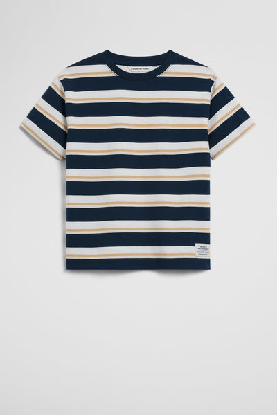 Oversized Stripe Short Sleeve T-Shirt