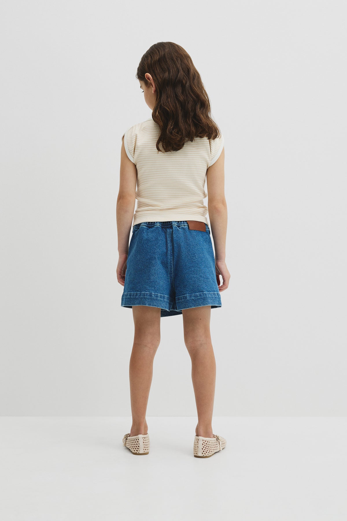 Denim Skort