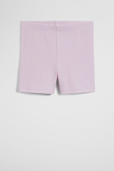 Organicallygrown Cotton Blend Rib Bike Short