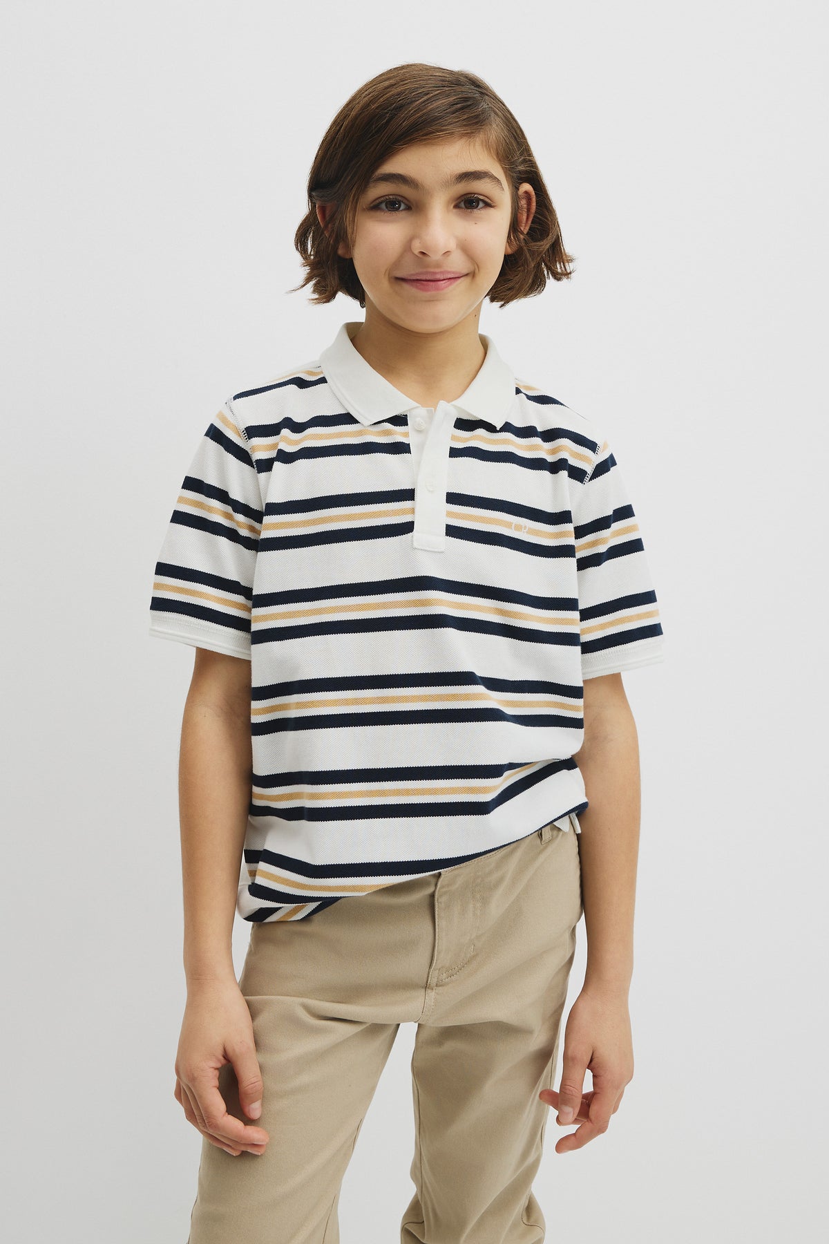 Teen Australian Cotton Stripe Polo