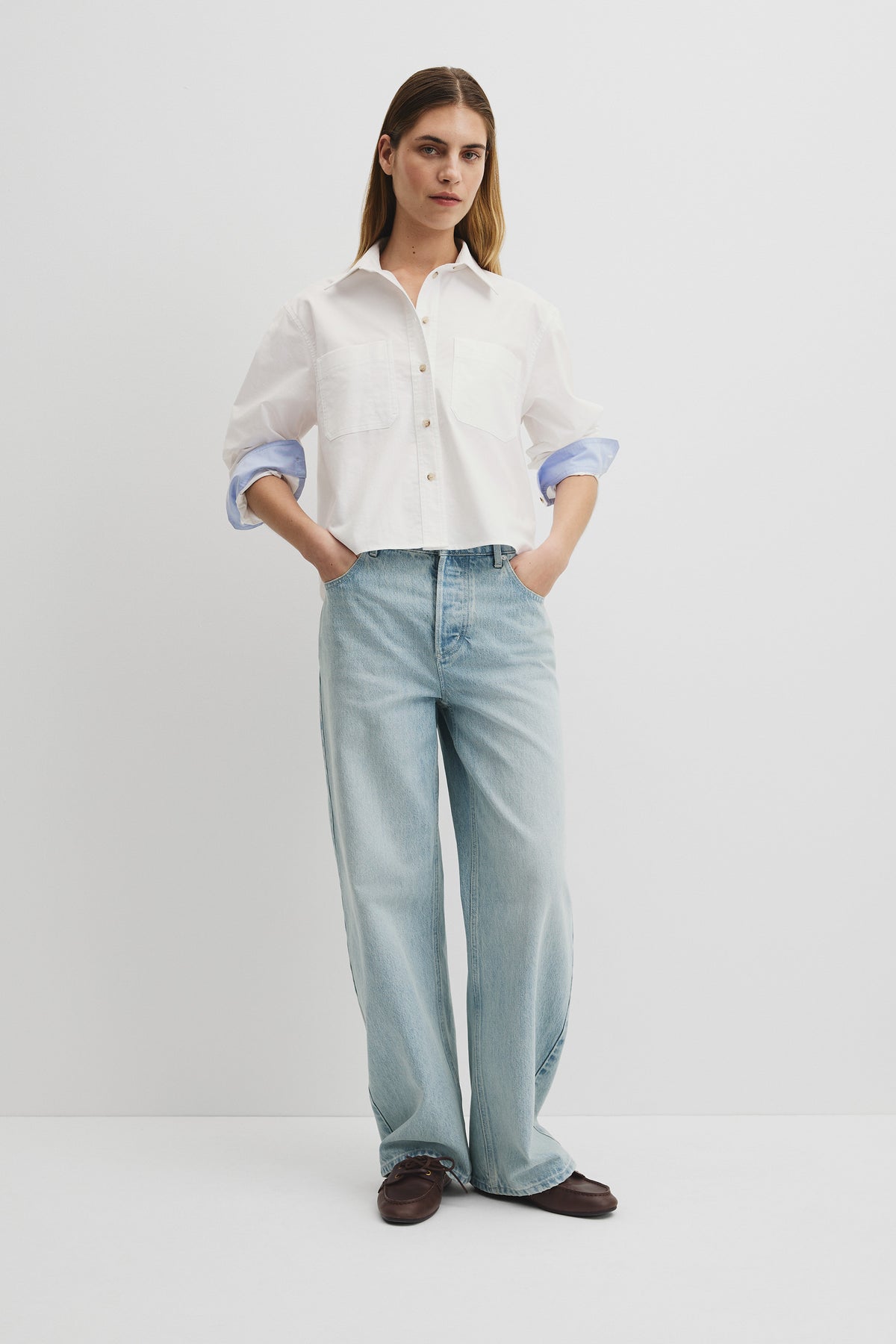 Crop Pocket Shirt