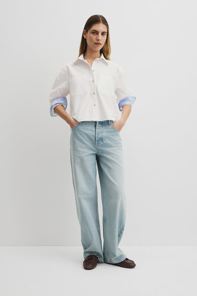 Crop Pocket Shirt