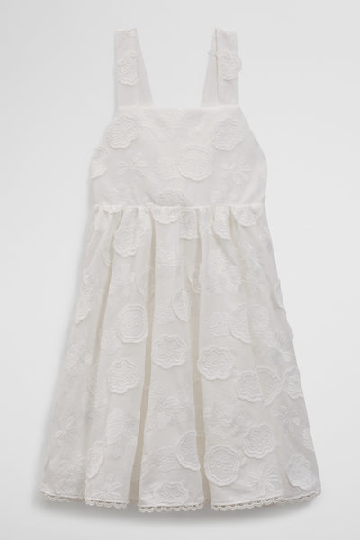 Sleeveless Broderie Dress