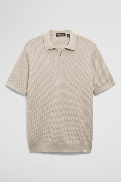 Australian Cotton Basket Knit Polo