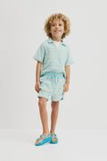 Stripe Terry Short