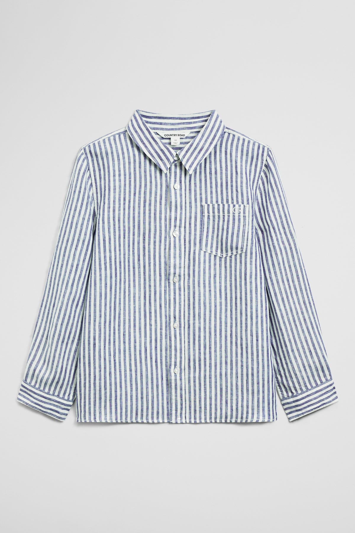 Teen Long Sleeve Linen Shirt