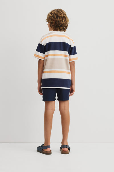 Teen Relaxed Fit Stripe Short Sleeve T-Shirt