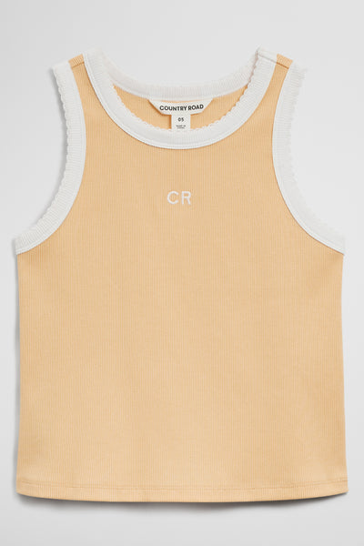 Sleeveless Ribbed Tank