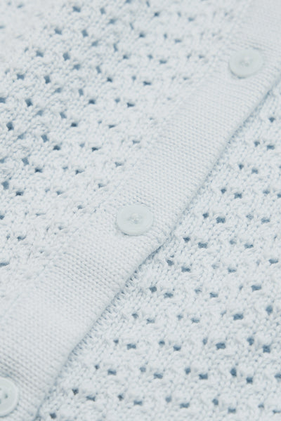 Short Sleeve Detail Knit T-Shirt