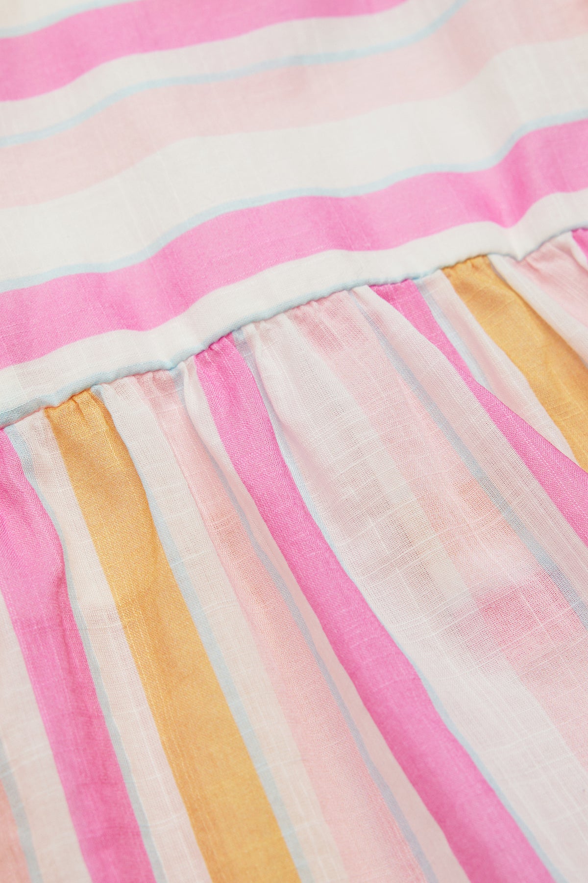 Short Sleeve Frill Print Top