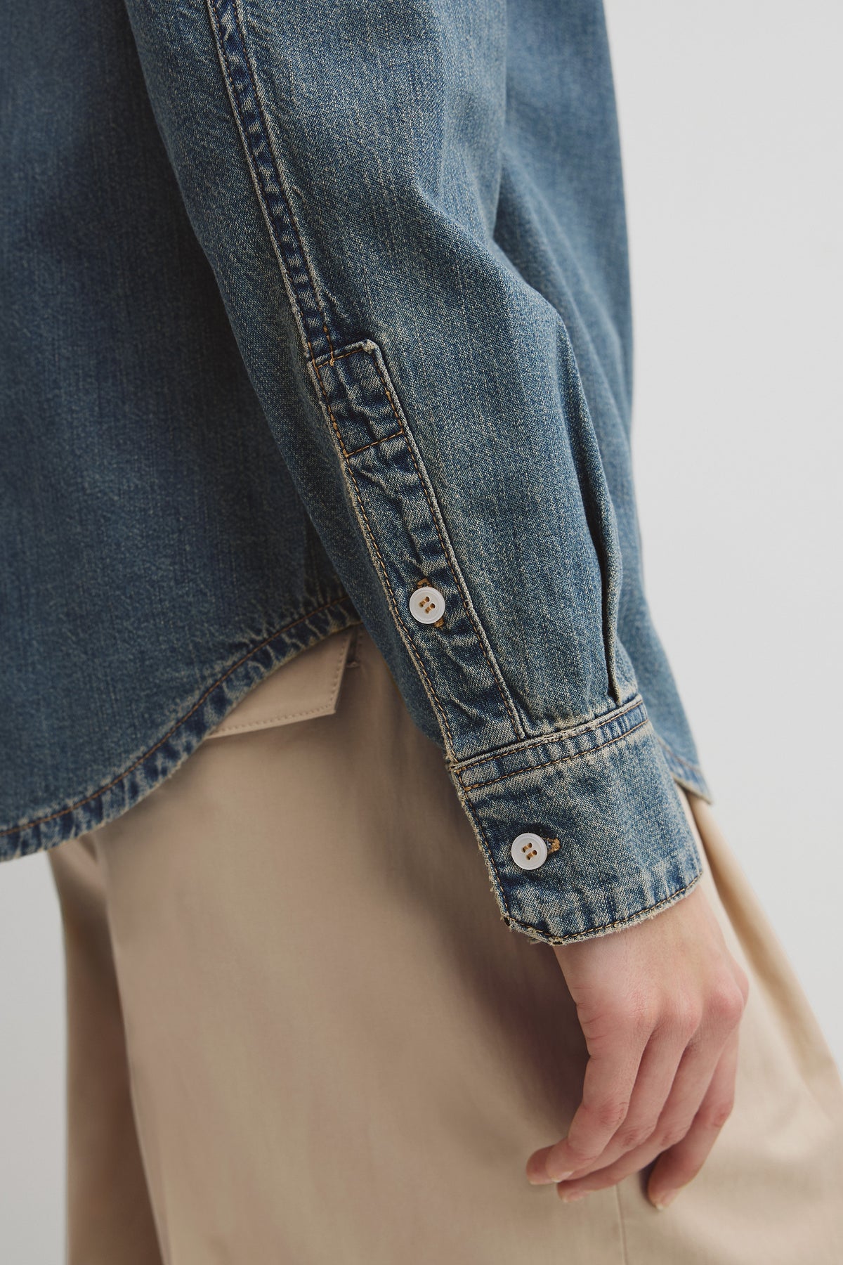 Slim Denim Shirt