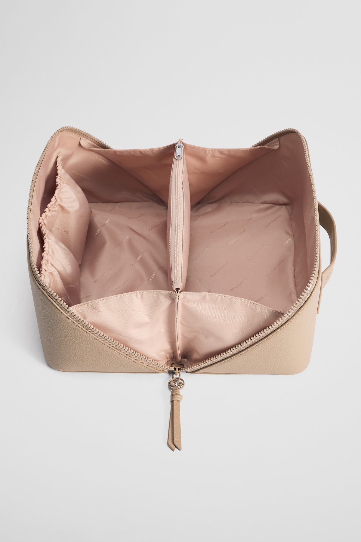 Branded Detail Large Convertible Cosmetic Case