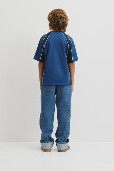 Teen Relaxed Fit Spliced T-Shirt