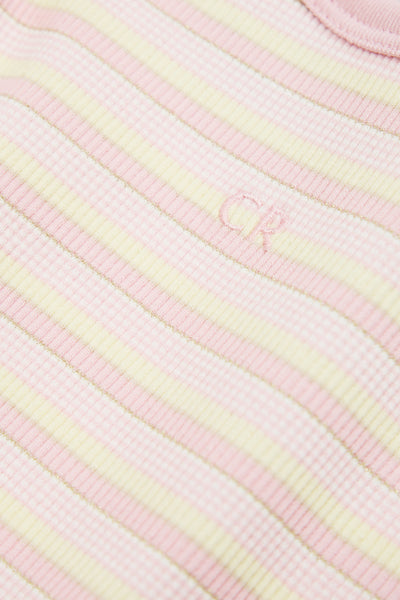 Organically Grown Cotton Blend Sleeveless Rib Bodysuit
