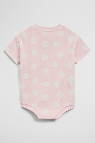 Oversized Waffle Short Sleeve Bodysuit