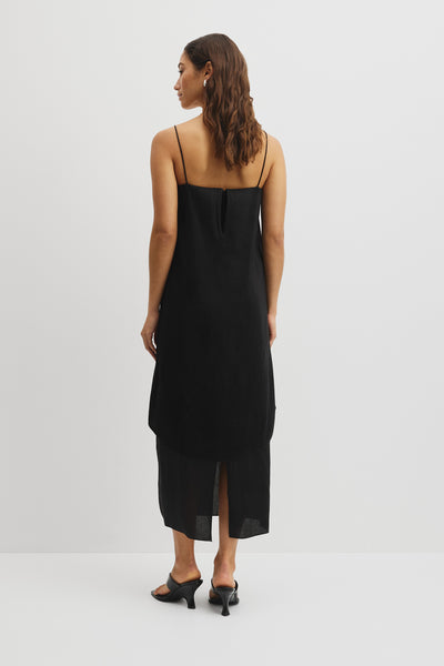 Tie Detail Midi Dress