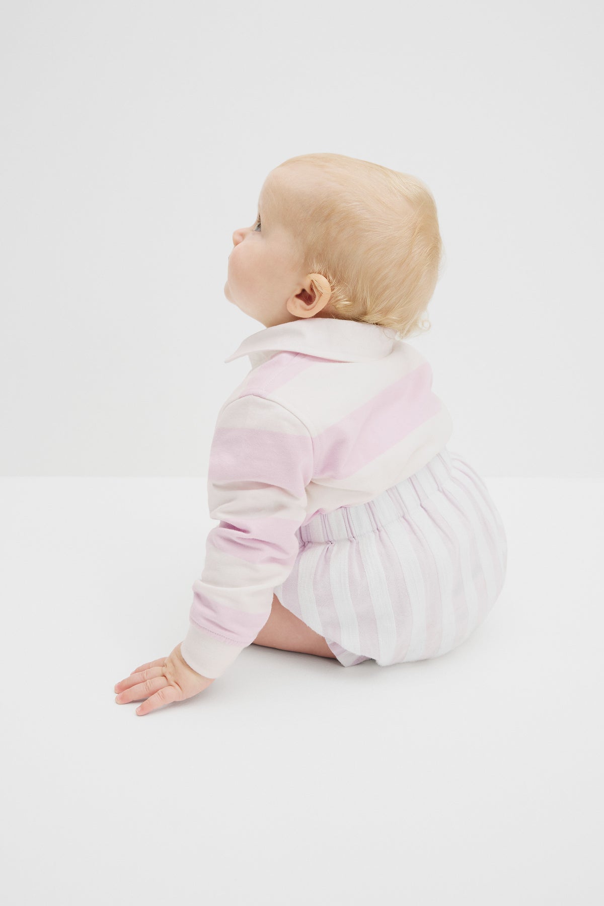 Organically Grown Cotton Blend Long Sleeve Rugby Top