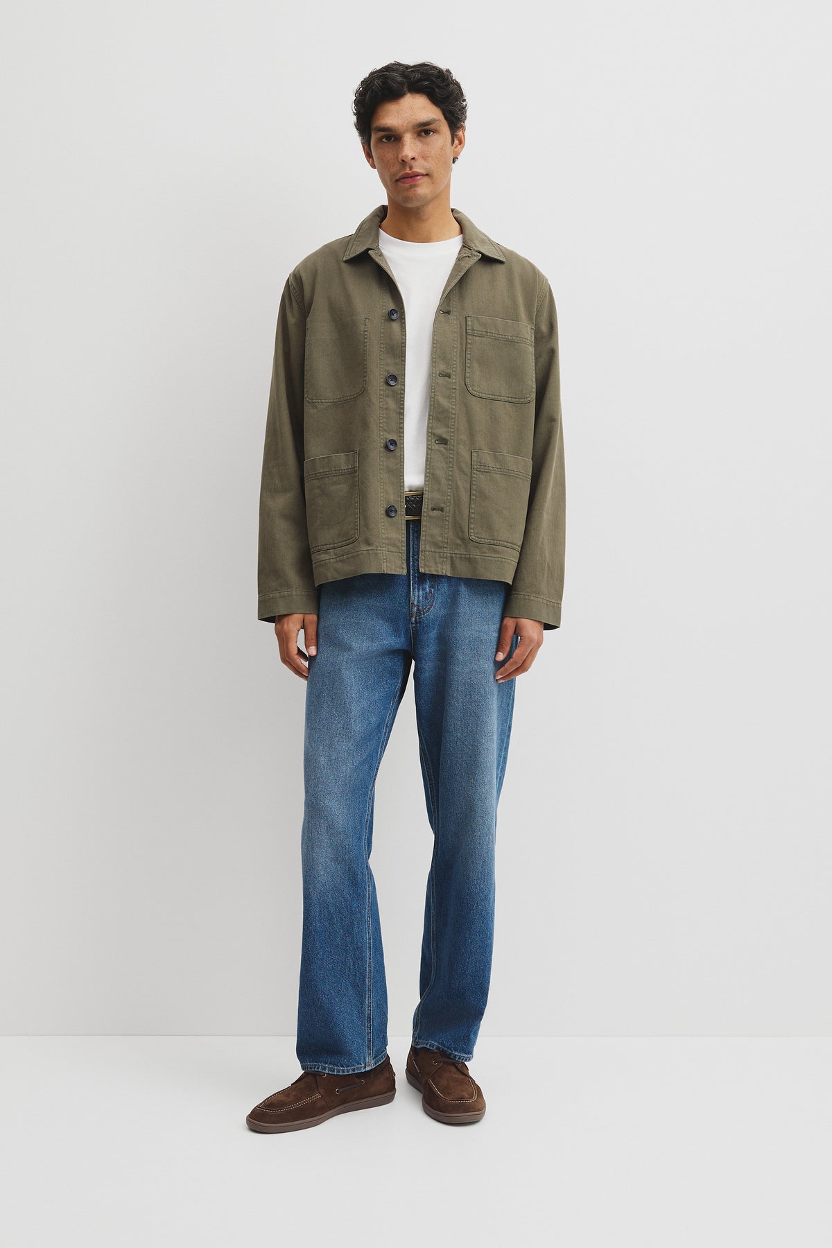 Cotton Twill Garment Dyed Chore Jacket