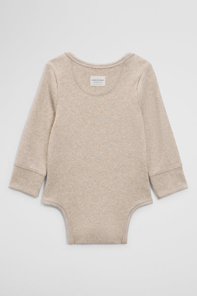 Long Sleeve Envelope Rib Bodysuit