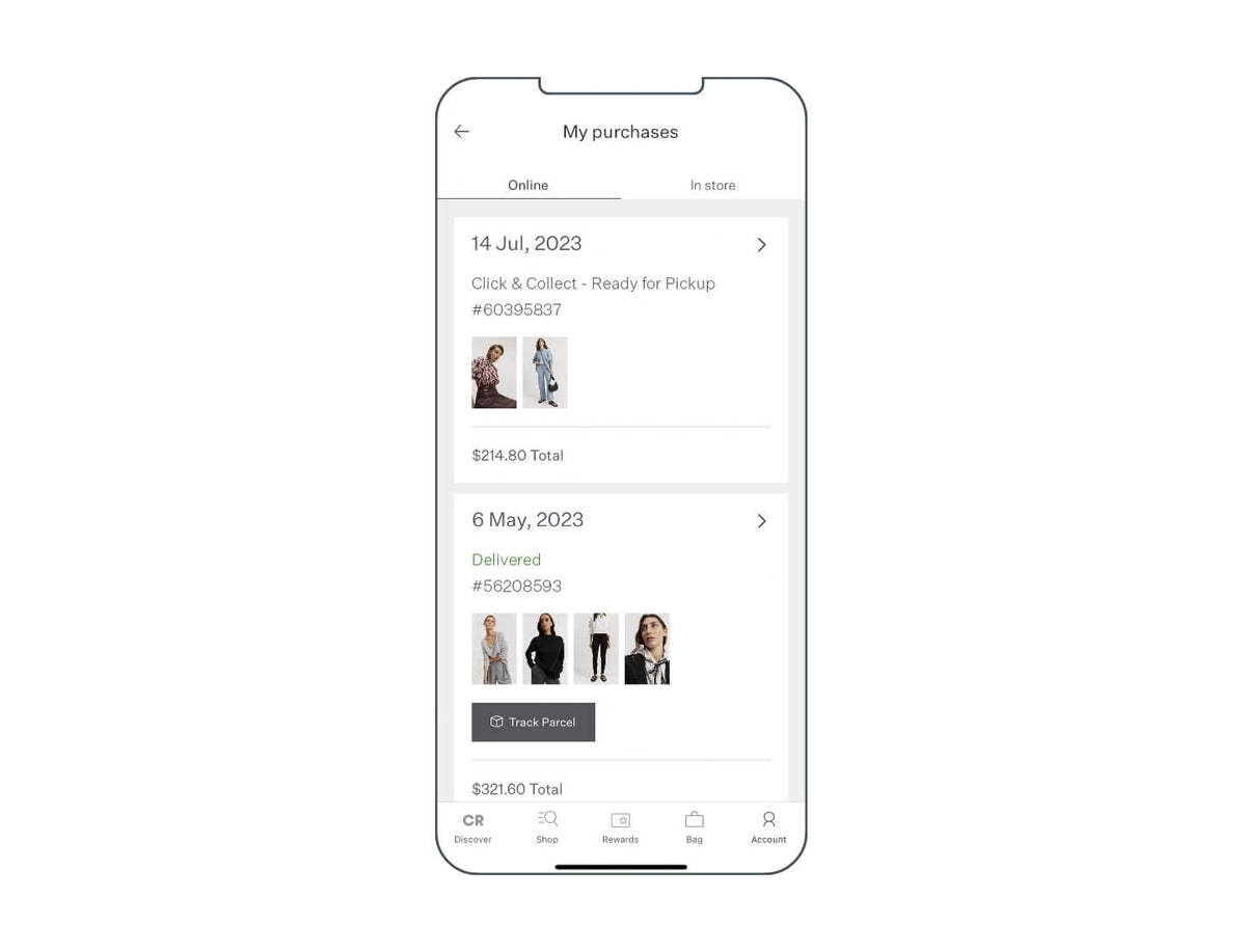 Track your orders